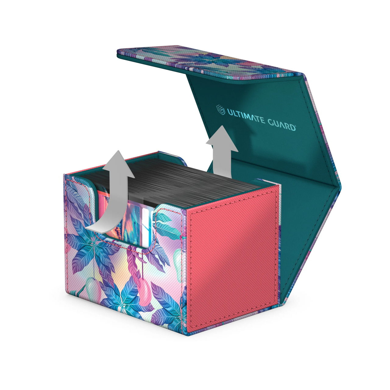 Ultimate Guard Deck Case 100+ Sidewinder 2024 Exclusive Floral Places II Miami Pink UGD011447-Miami-Pink