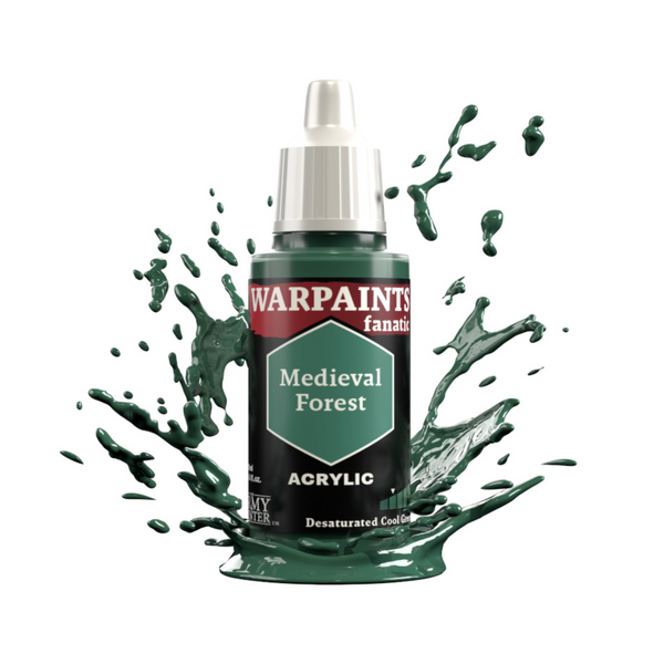 The Army Painter Warpaints Fanatic High Covering Acrylic Paint 18ml WP3062 Medieval Forest