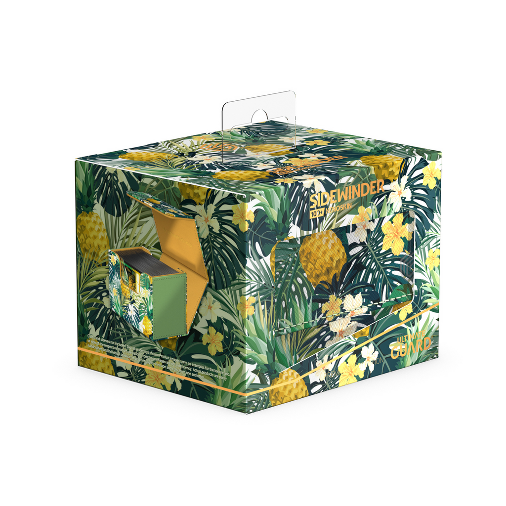 Ultimate Guard Deck Case 100+ Sidewinder 2024 Exclusive Floral Places II Bahia Green UGD011447-Bahia-Green