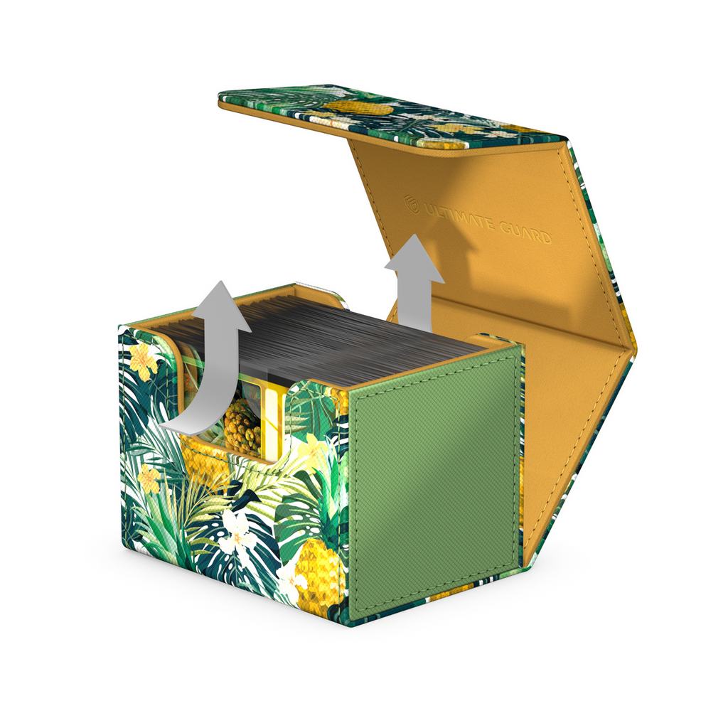 Ultimate Guard Deck Case 100+ Sidewinder 2024 Exclusive Floral Places II Bahia Green UGD011447-Bahia-Green