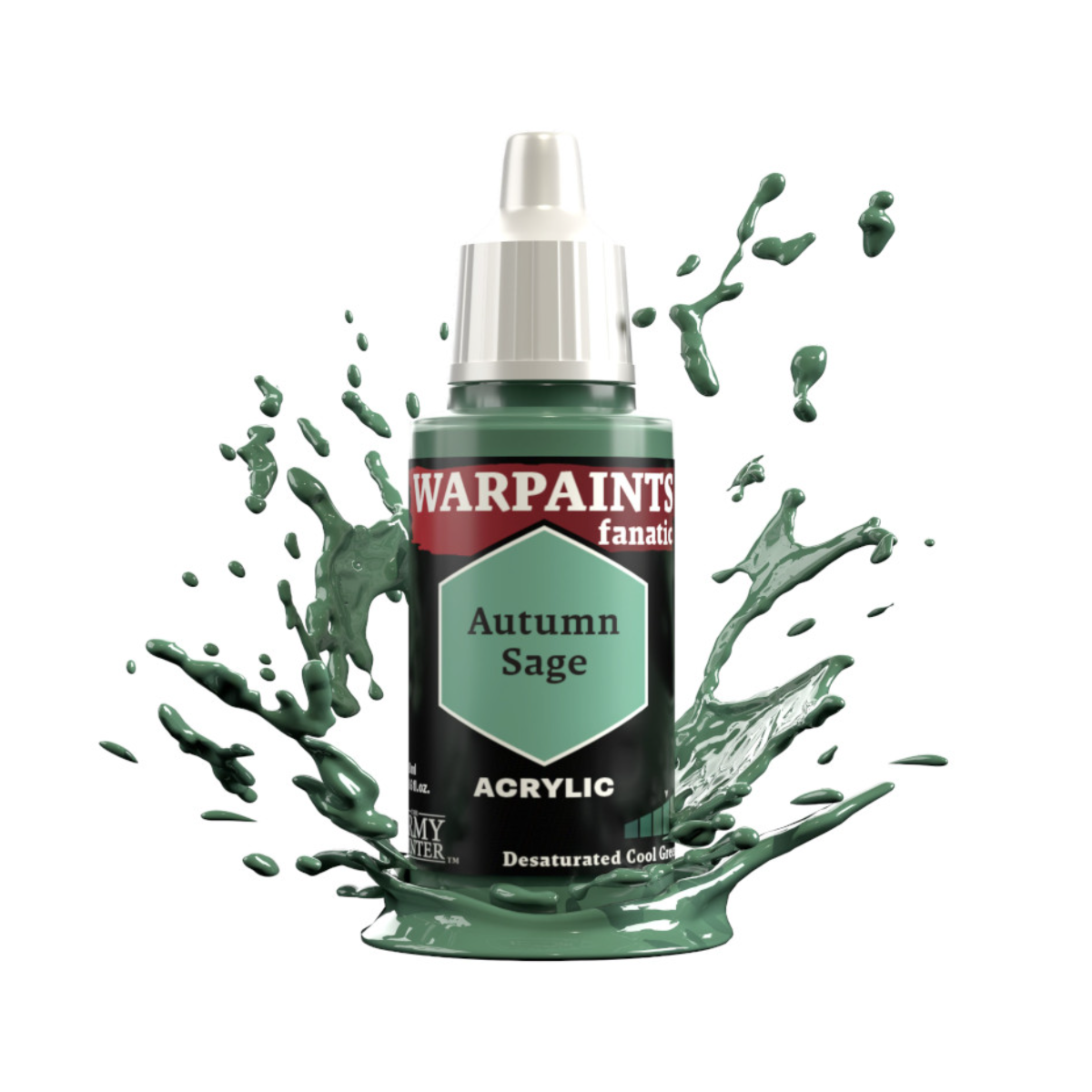 The Army Painter Warpaints Fanatic High Covering Acrylic Paint 18ml WP3064 Autumn Sage