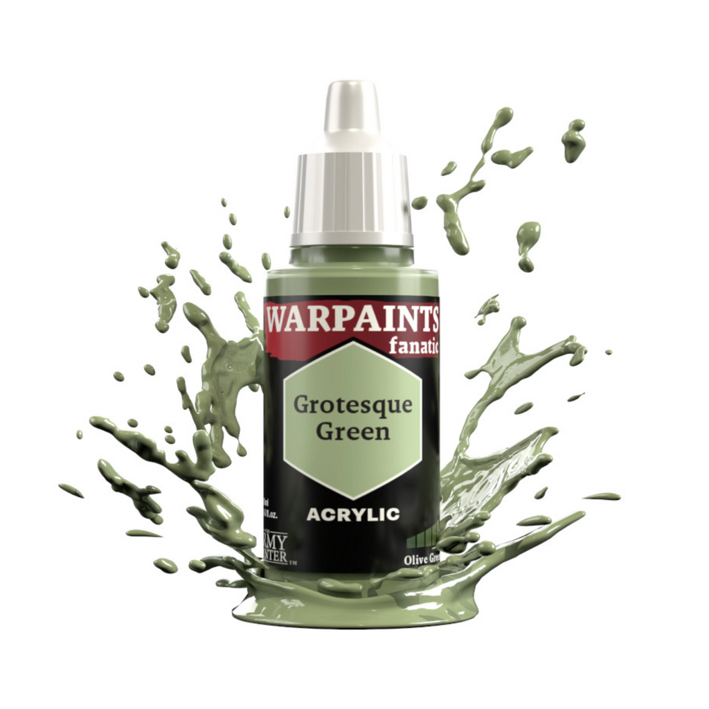 The Army Painter Warpaints Fanatic High Covering Acrylic Paint 18ml WP3072 Grotesque Green