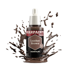 The Army Painter Warpaints Fanatic High Covering Acrylic Paint 18ml WP3075 Leather Brown