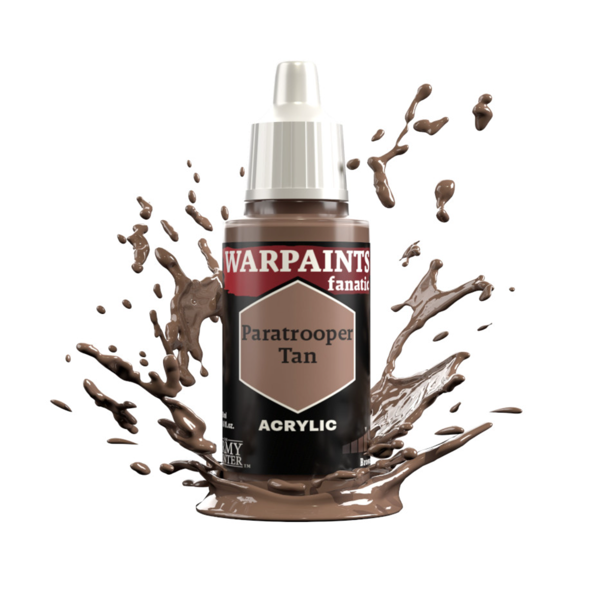 The Army Painter Warpaints Fanatic High Covering Acrylic Paint 18ml WP3076 Paratrooper Tan
