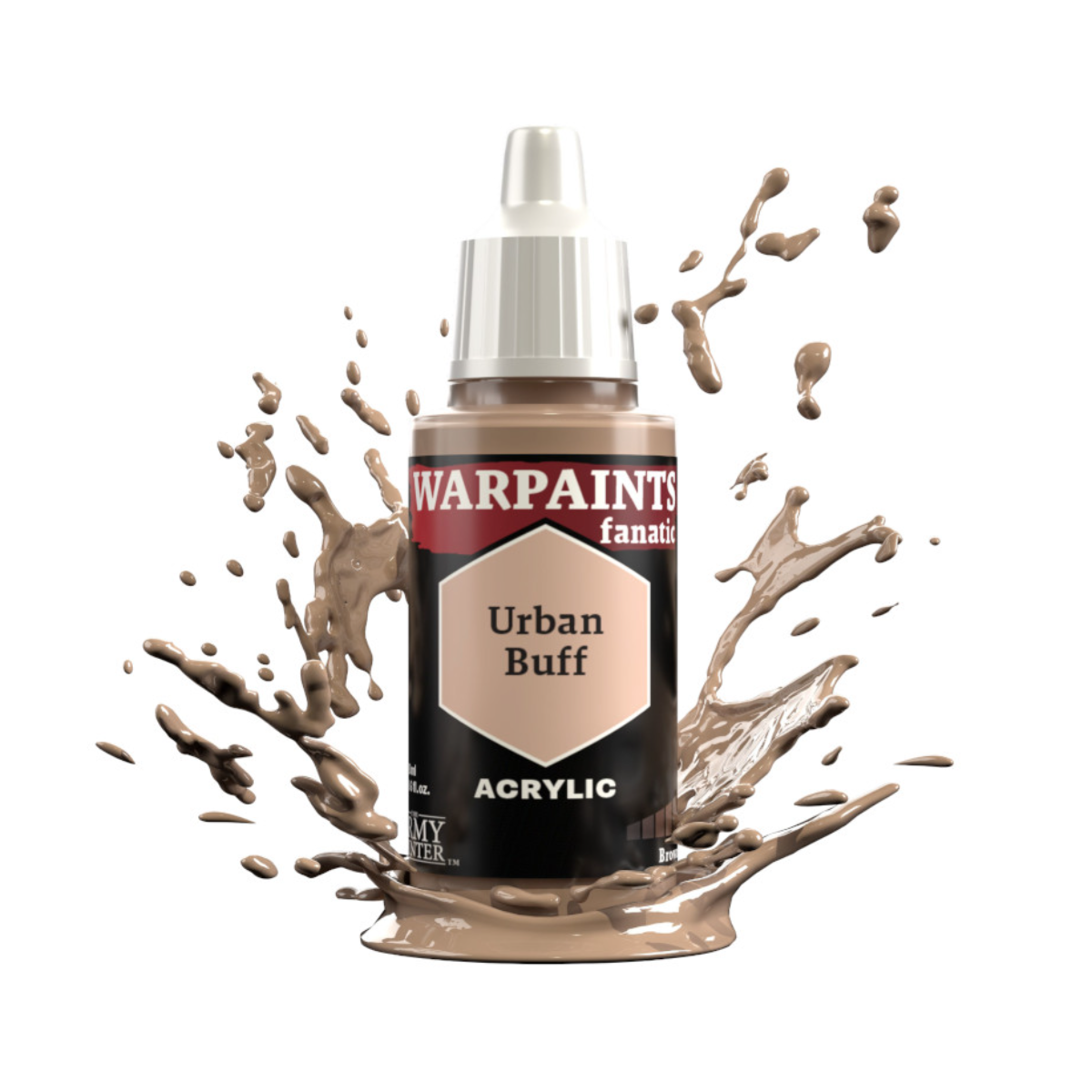 The Army Painter Warpaints Fanatic High Covering Acrylic Paint 18ml WP3078 Urban Buff