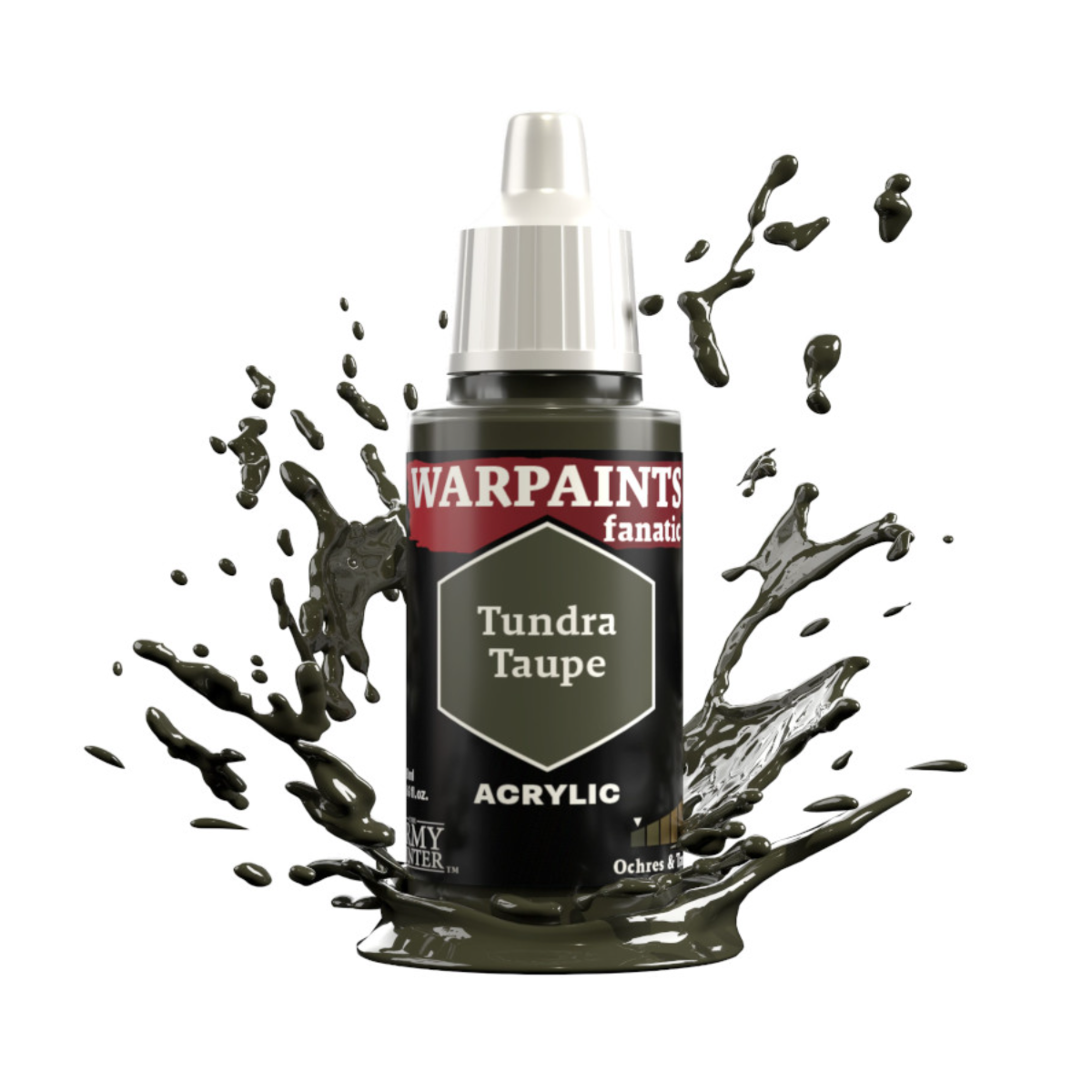 The Army Painter Warpaints Fanatic High Covering Acrylic Paint 18ml WP3079 Tundra Taupe