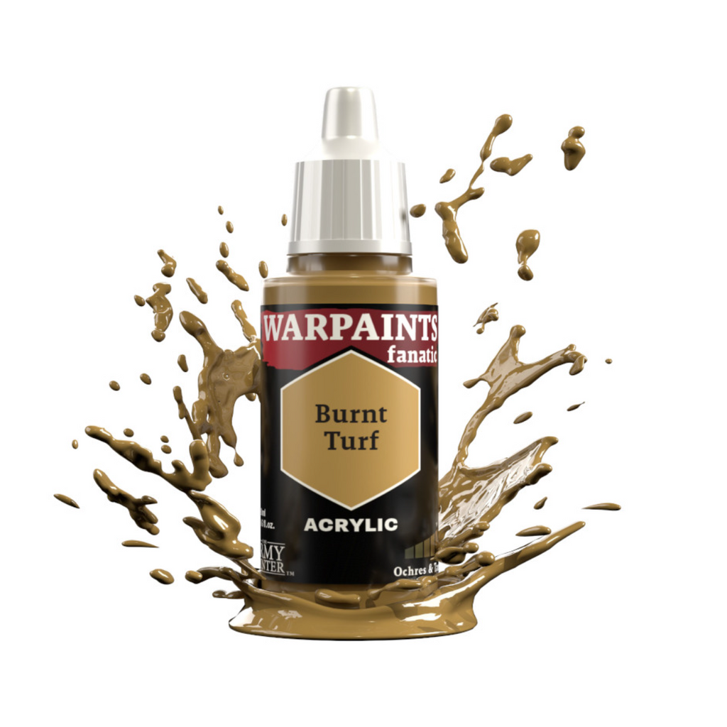 The Army Painter Warpaints Fanatic High Covering Acrylic Paint 18ml WP3083 Burnt Turf