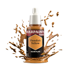 The Army Painter Warpaints Fanatic High Covering Acrylic Paint 18ml WP3092 Fiendish Yellow