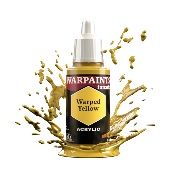 The Army Painter Warpaints Fanatic High Covering Acrylic Paint 18ml WP3094 Warped Yellow