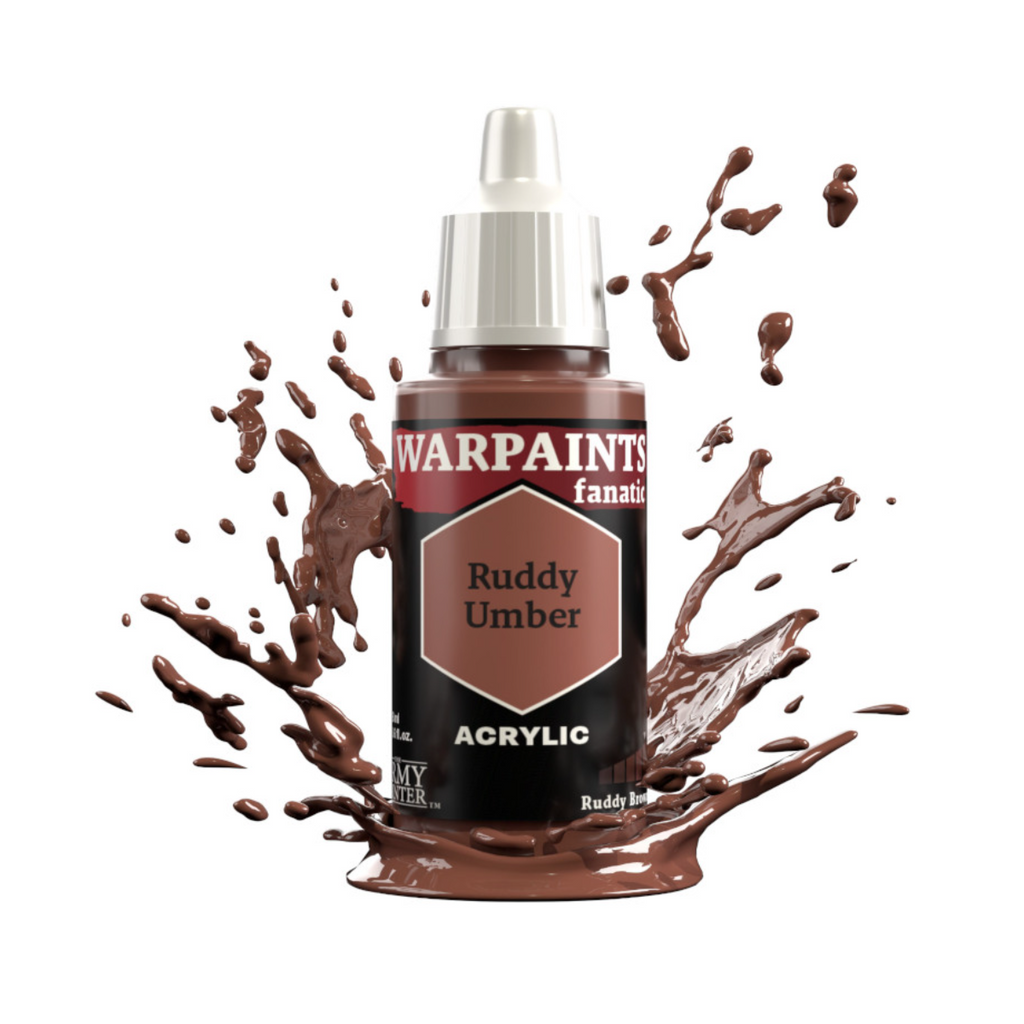 The Army Painter Warpaints Fanatic High Covering Acrylic Paint 18ml WP3113 Ruddy Umber