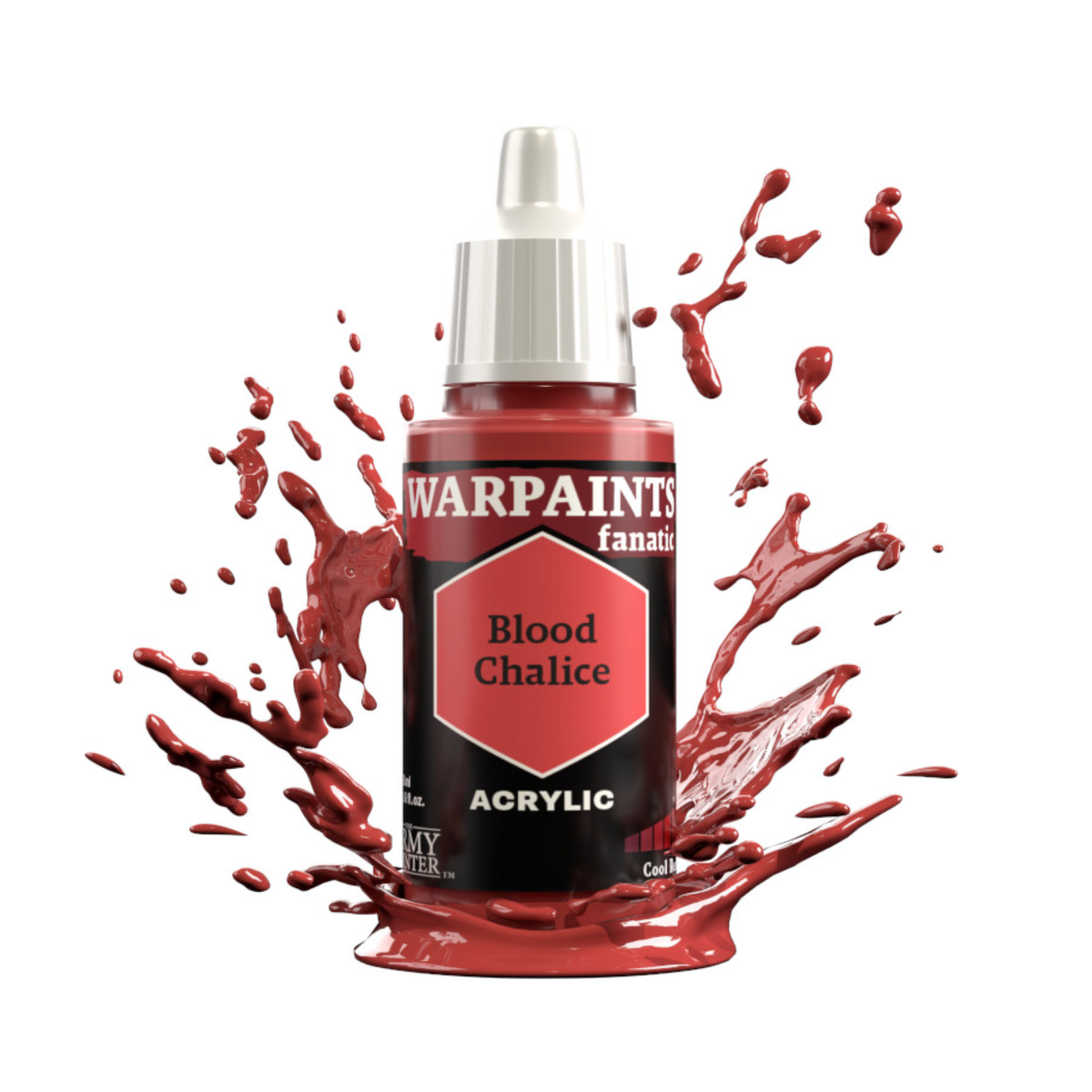 The Army Painter Warpaints Fanatic High Covering Acrylic Paint 18ml WP3119 Blood Chalice