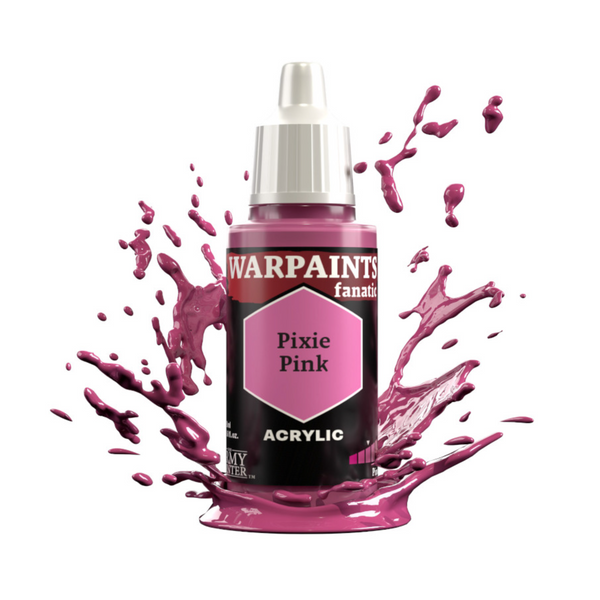 The Army Painter Warpaints Fanatic High Covering Acrylic Paint 18ml WP3123 Pixie Pink