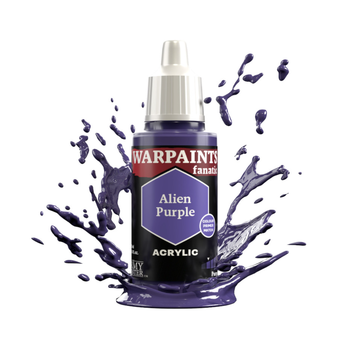 The Army Painter Warpaints Fanatic High Covering Acrylic Paint 18ml WP3128 Alien Purple