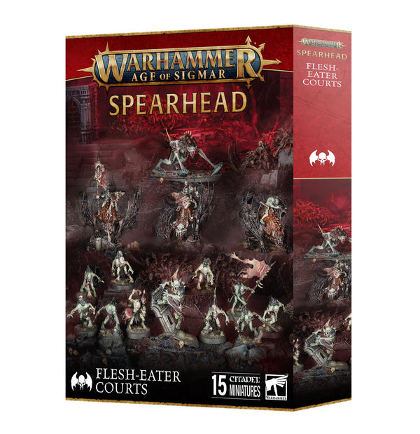 Games Workshop Warhammer Age Of Sigmar Spearhead Flesh-Eater Courts Plastic Box 70-24