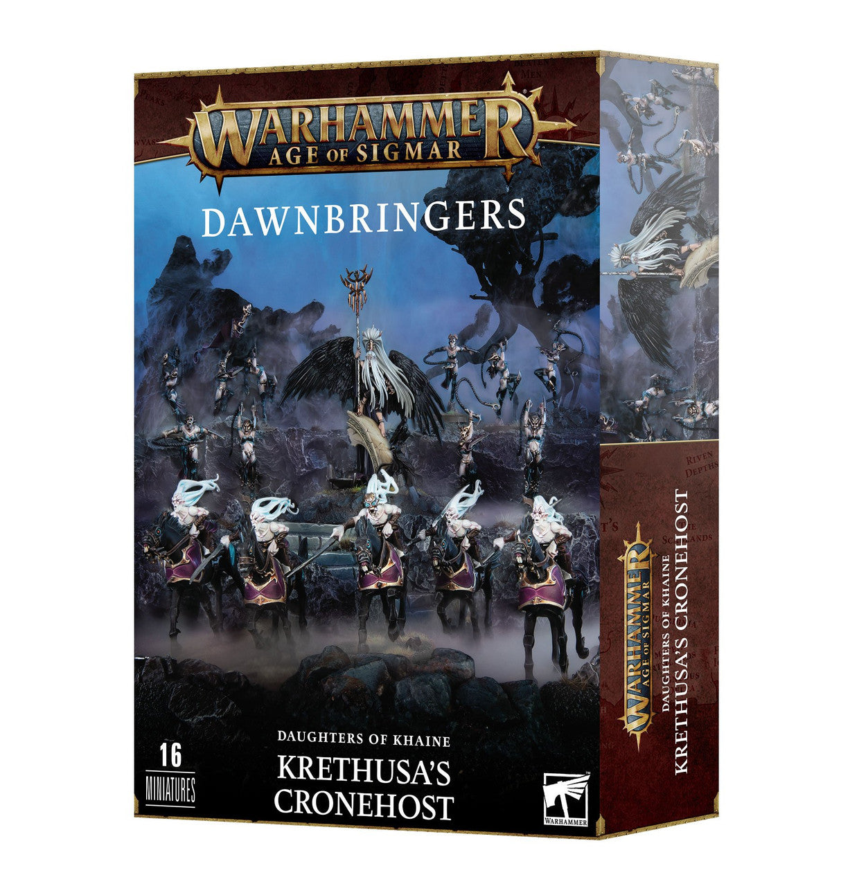 Games Workshop Warhammer Age Of Sigmar Daughters Of Khaine Krethusa's Cronehost Plastic Box 85-63