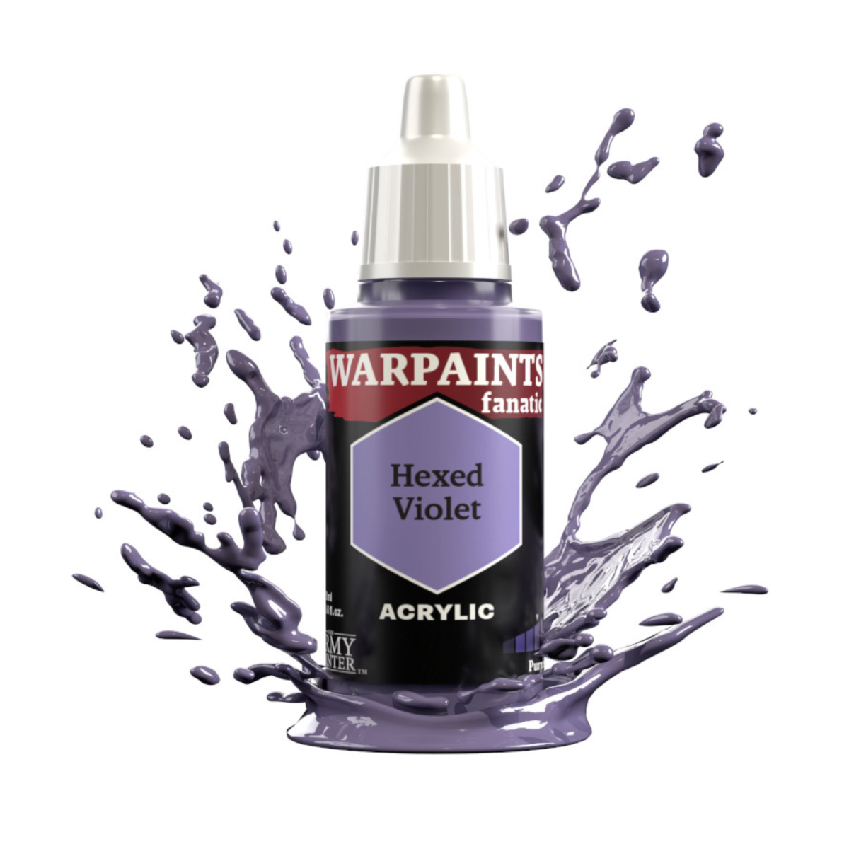 The Army Painter Warpaints Fanatic High Covering Acrylic Paint 18ml WP3130 Hexed Violet