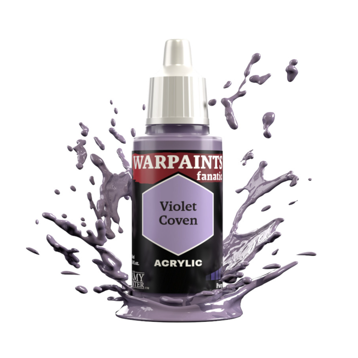 The Army Painter Warpaints Fanatic High Covering Acrylic Paint 18ml WP3131 Violet Coven