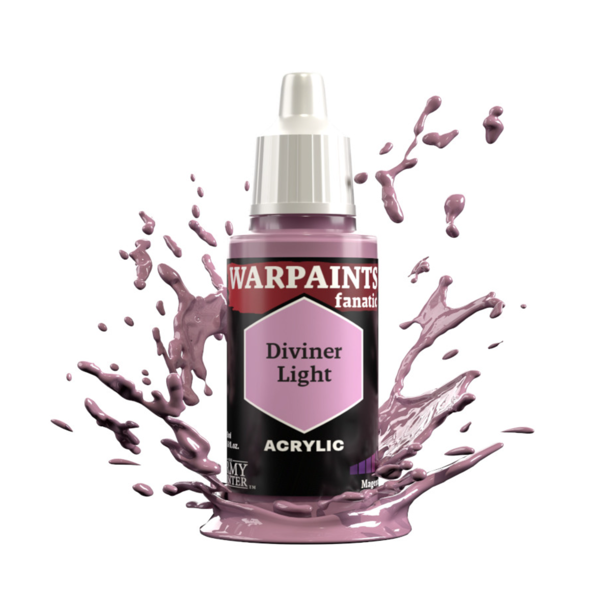 The Army Painter Warpaints Fanatic High Covering Acrylic Paint 18ml WP3138 Diviner Light