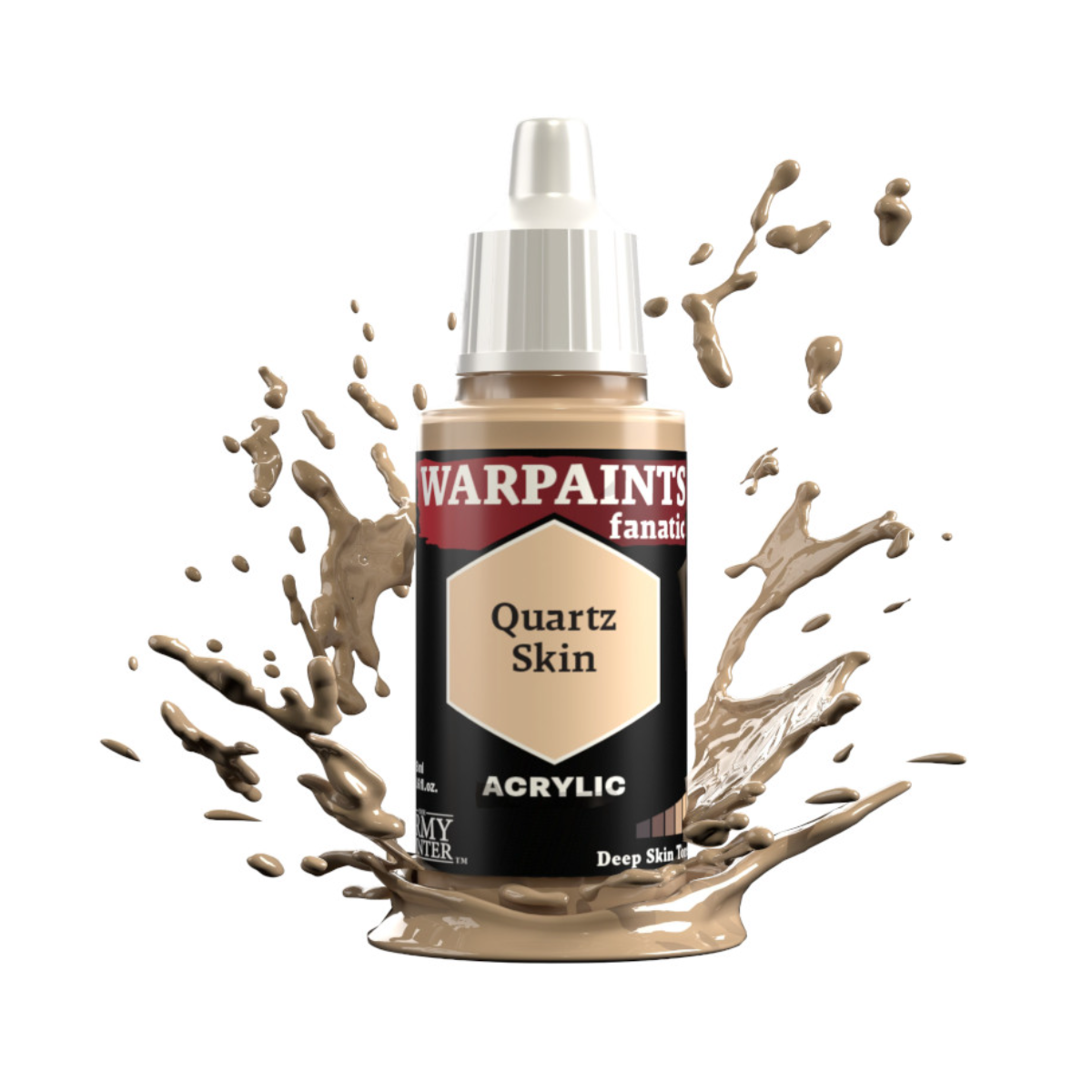 The Army Painter Warpaints Fanatic High Covering Acrylic Paint 18ml WP3162 Quartz Skin