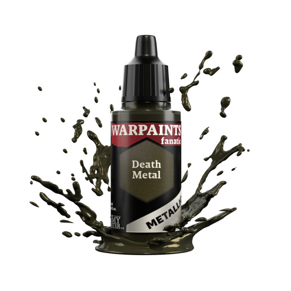 The Army Painter Warpaints Fanatic Metallic High Covering Acrylic Paint 18ml WP3195 Death Metal