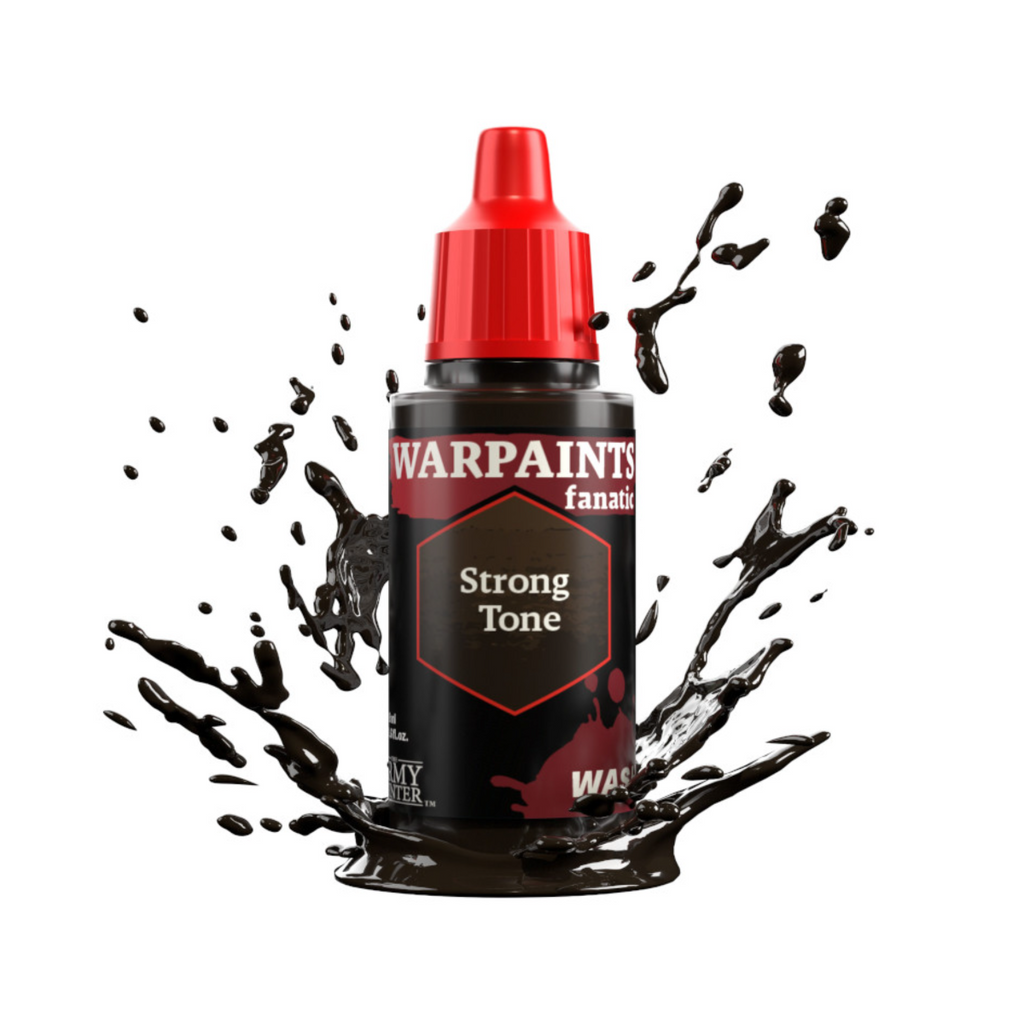 The Army Painter Warpaints Fanatic WashHigh Covering Acrylic Paint 18ml WP3200 Strong Tone