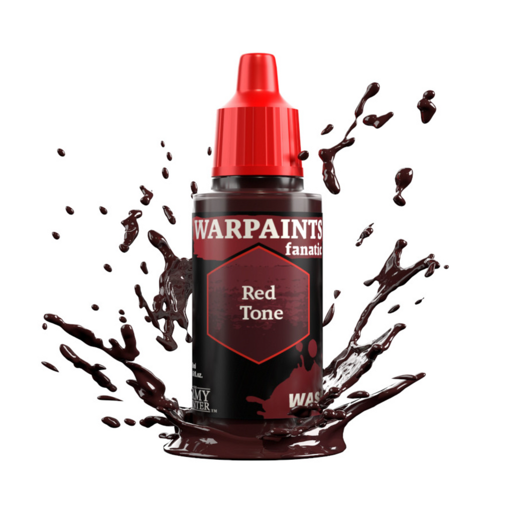 The Army Painter Warpaints Fanatic WashHigh Covering Acrylic Paint 18ml WP3206 Red Tone