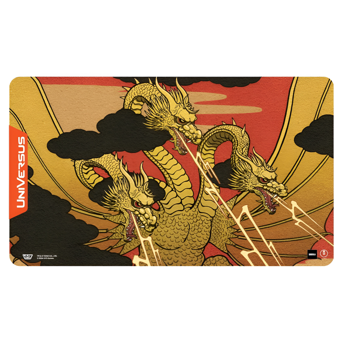 Universus CCG Godzilla Playmat King Ghidorah JASCHA03PM4