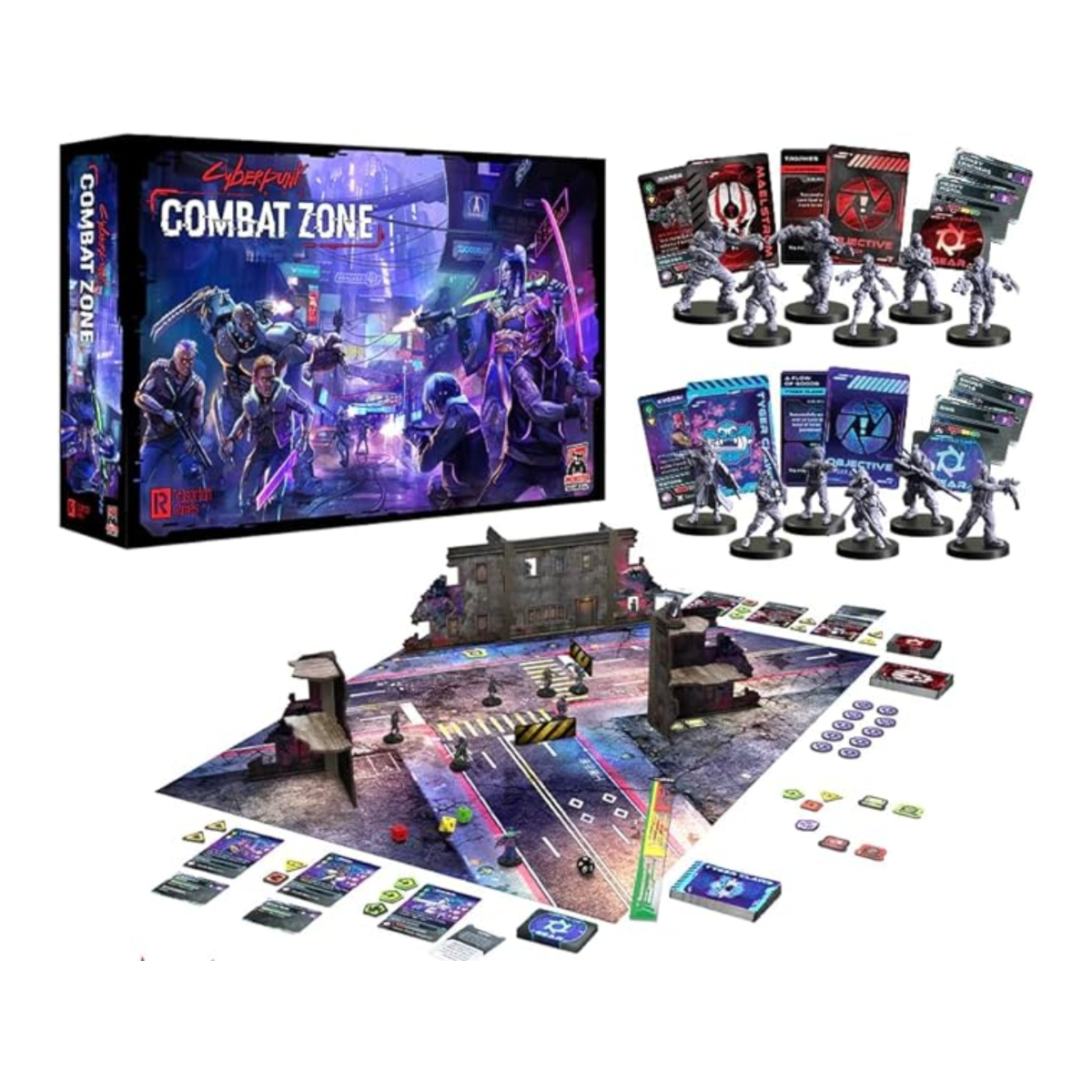 Monster Fight Club Cyberpunk Red Board Game Combat Zone Core Game MFC-45000