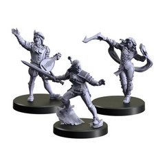 Monster Fight Club Witcher RPG Characters 1 Geralt Yennifer and Dandelion Miniature Set 70001 MFC-70001