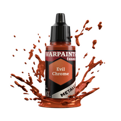 The Army Painter Warpaints Fanatic Metallic High Covering Acrylic Paint 18ml WP3185 Evil Chrome