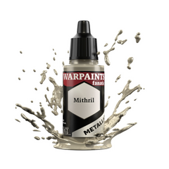 The Army Painter Warpaints Fanatic Metallic High Covering Acrylic Paint 18ml WP3190 Mithril