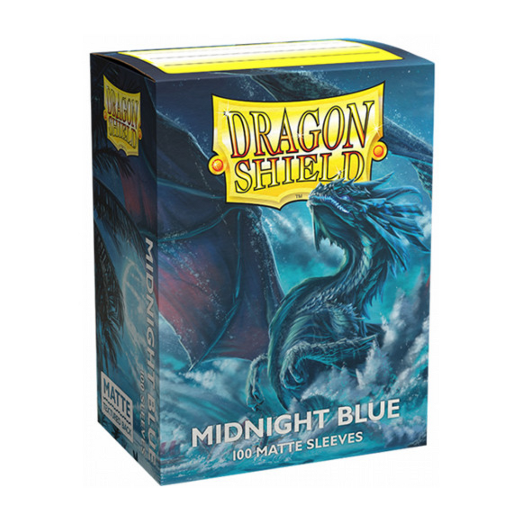 Dragon Shield Sleeves Standard Size Matte Midnight Blue Protective Card 100ct ATM11057