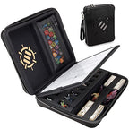 Enhance DnD Binder Collectors Edition RPG Organizer Case with Builtin Character Sheet Holder and Erasable Scribe Panel Dragon Black ENGTCEC200BKEW