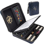 Enhance DnD Binder Collectors Edition RPG Organizer Case with Builtin Character Sheet Holder and Erasable Scribe Panel Dragon Blue ENGTCEC200BLEW
