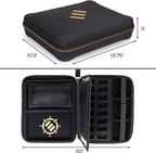 Enhance DnD Binder RPG Organizer Case with Built in Character Sheet Holder and Erasable Scribe Panel Black ENGTCEC100BKEW