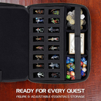 Enhance DnD Binder Collectors Edition RPG Organizer Case with Builtin Character Sheet Holder and Erasable Scribe Panel Dragon Black ENGTCEC200BKEW