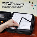 Enhance DnD Binder Collectors Edition RPG Organizer Case with Builtin Character Sheet Holder and Erasable Scribe Panel Dragon Black ENGTCEC200BKEW