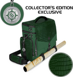 Enhance Collectors Edition RPG Adventurers DnD Bag Dragon Hide Exterior Travel RPG Bag with Tabletop Miniatures Storage Vault Dragon Green ENGTCFD200GNEW