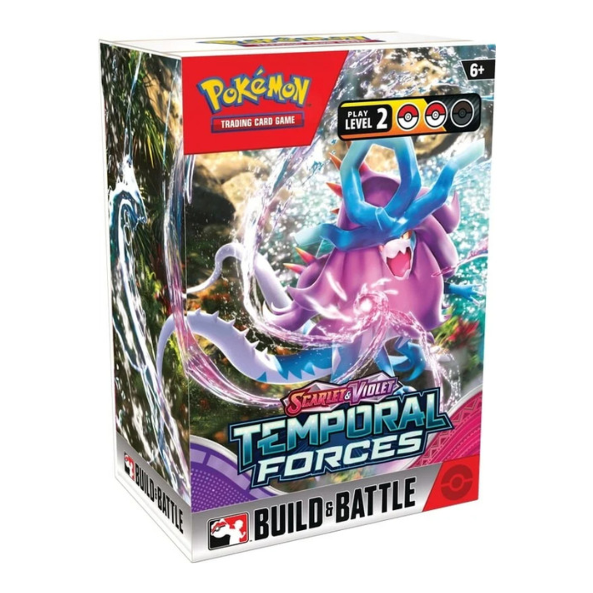Pokemon TCG: Scarlet & Violet 05 Temporal Forces- Build & Battle Box (Single Pack)