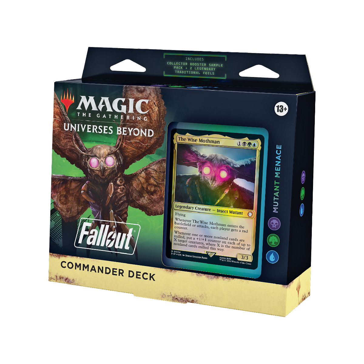 MTG Magic The Gathering CCG Fallout Commander Deck Mutant Menace Single Pack MTG-FLT-DC-MutantMenace