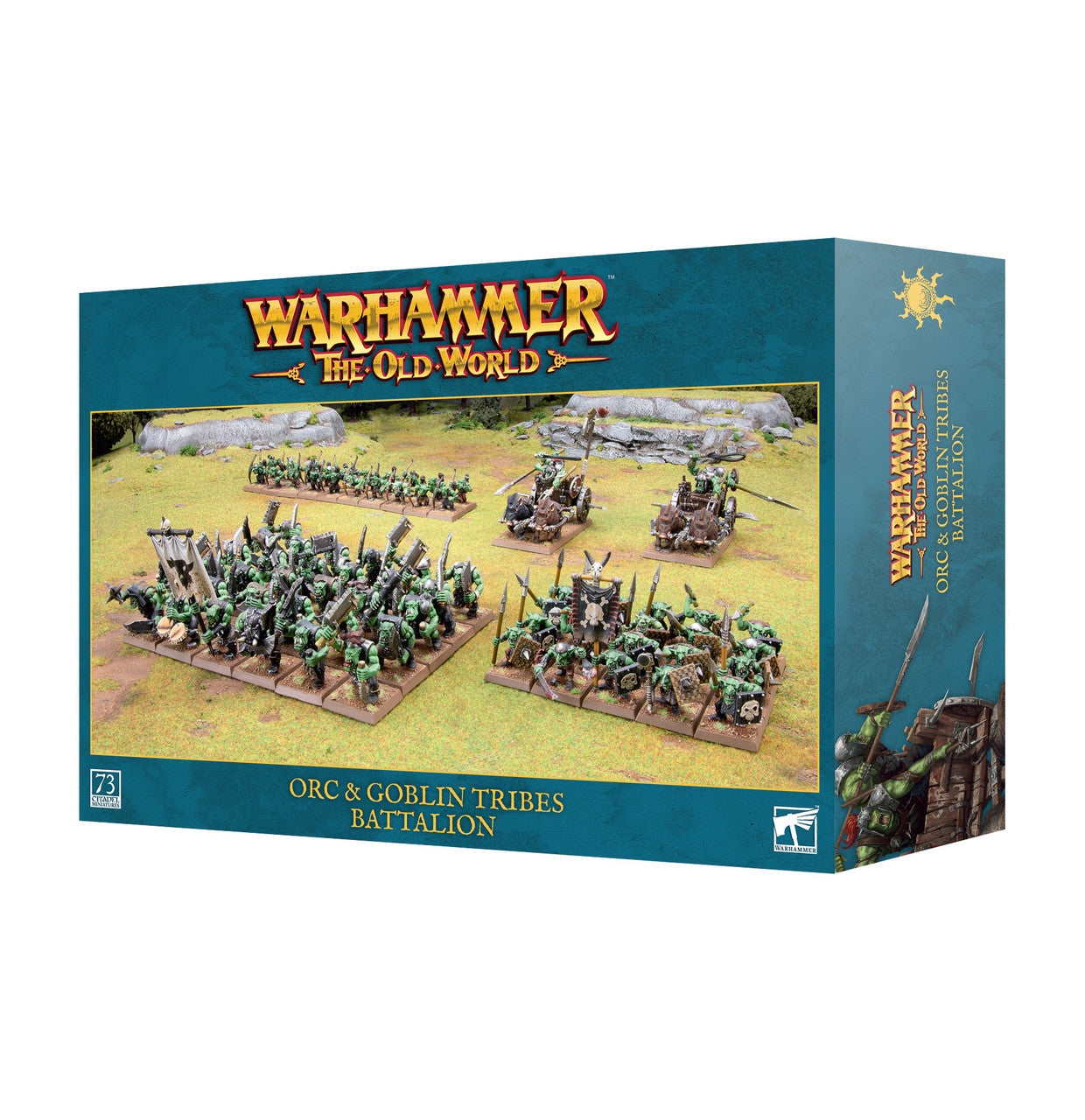 Games Workshop Warhammer The Old World Battalion Orc and Goblin Tribes Plastic Box 09-05