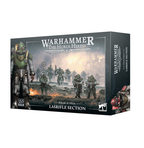 Games Workshop Horus Heresy Solar Auxilia Lasrifle Section Plastic Box 31-73