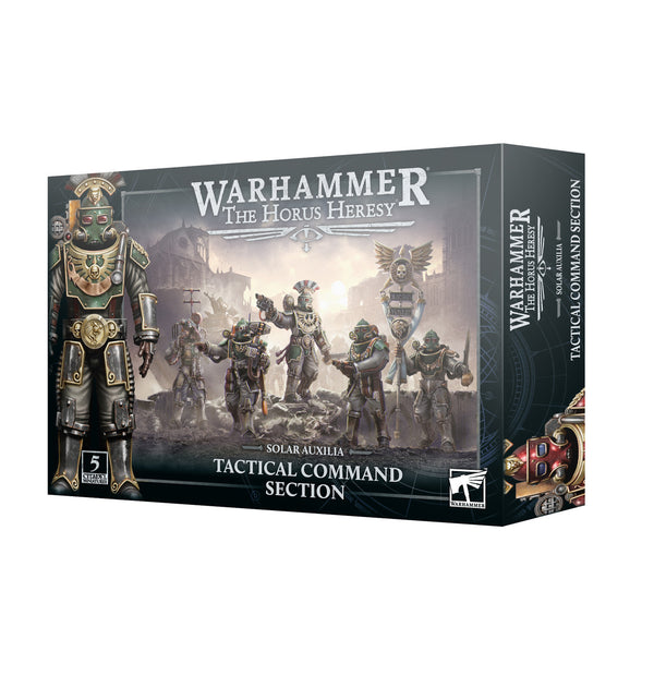 Games Workshop Warhammer The Horus Heresy Solar Auxilia Tactical Command Section Plastic Box 31-74