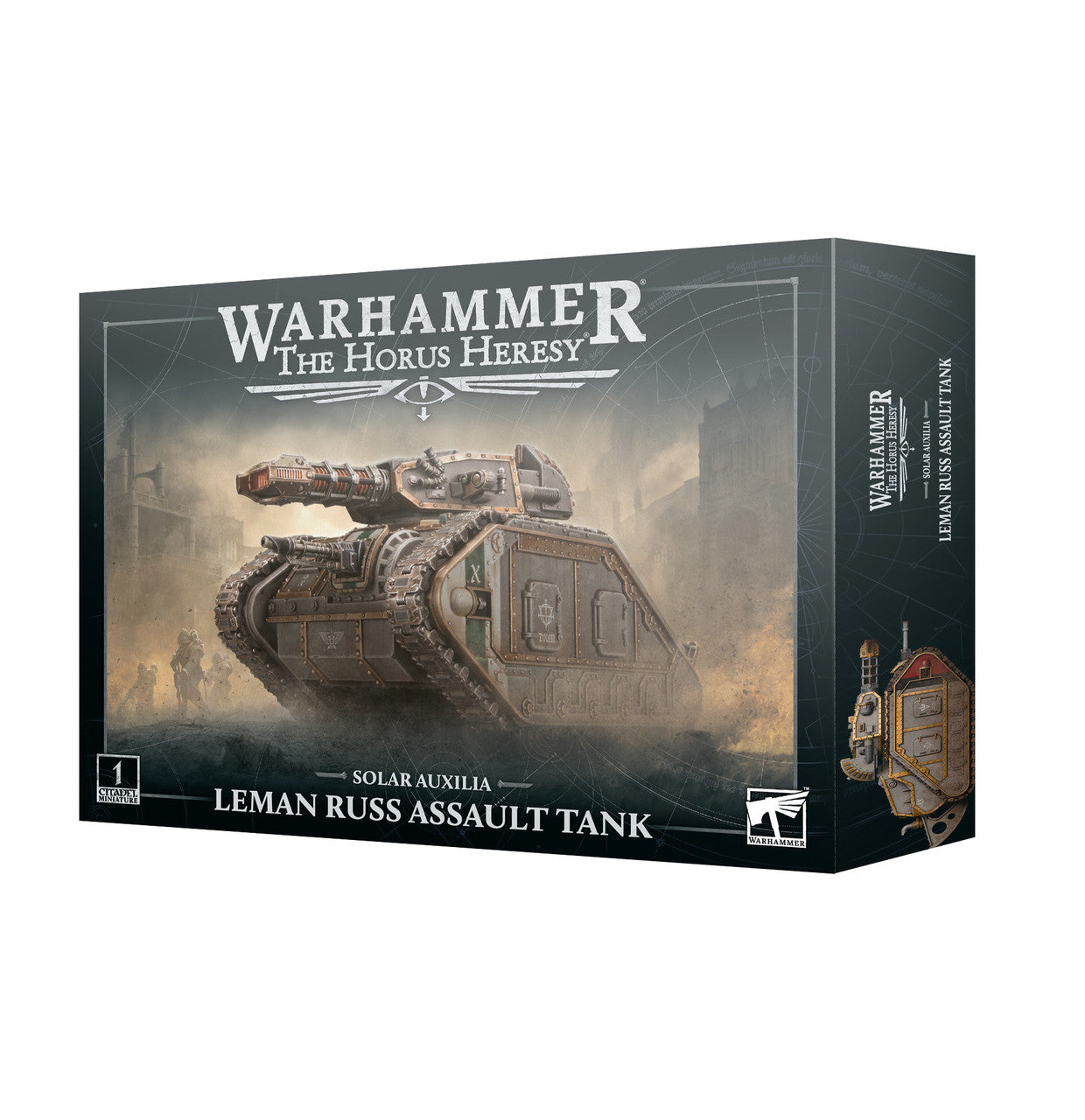 Games Workshop Warhammer The Horus Heresy Solar Auxilia Leman Russ Assault Tank Plastic Box 31-78