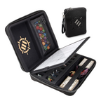 Enhance DnD Binder Collectors Edition RPG Organizer Case with Builtin Character Sheet Holder and Erasable Scribe Panel Dragon Black ENGTCEC200BKEW