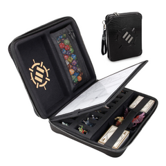 Enhance DnD Binder Collectors Edition RPG Organizer Case with Builtin Character Sheet Holder and Erasable Scribe Panel Dragon Black ENGTCEC200BKEW