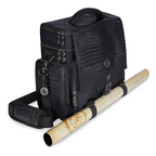 Enhance Collectors Edition RPG Adventurers DnD Bag Dragon Hide Exterior Travel RPG Bag with Tabletop Miniatures Storage Vault Dragon Black ENGTCFD200BKEW