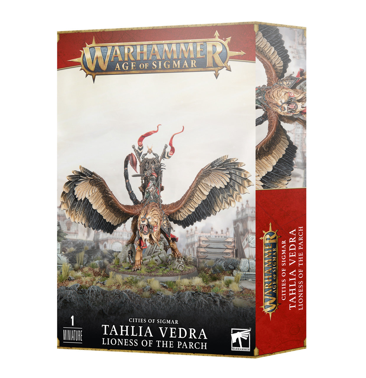 Games Workshop Warhammer Age Of Sigmar Cities of Sigmar Tahlia Vedra Lioness of the Parch Plastic Box 86-18