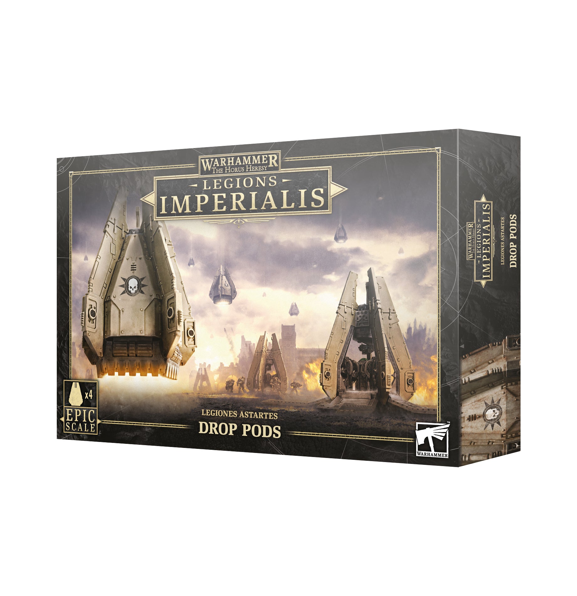 Games Workshop Horus Heresy Legions Imperialis Legion Drop Pods Plastic Box 03-08
