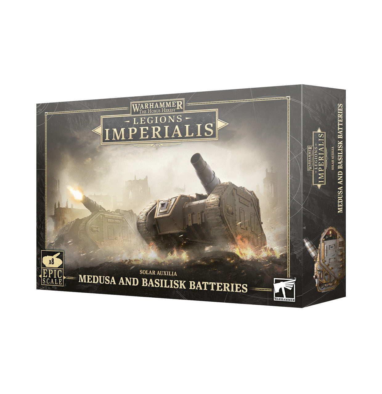 Games Workshop Horus Heresy Legions Imperialis Solar Auxilia Basilisks and Medusas Plastic Box 03-16